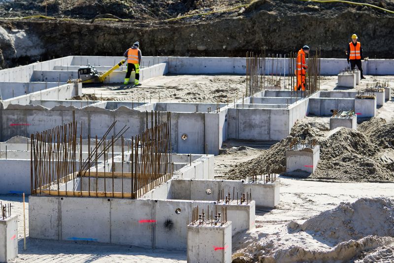 Commercial Slab Construction in West Des Moines, IA