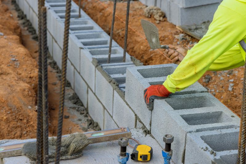Block Foundation Installation in Boston, MA