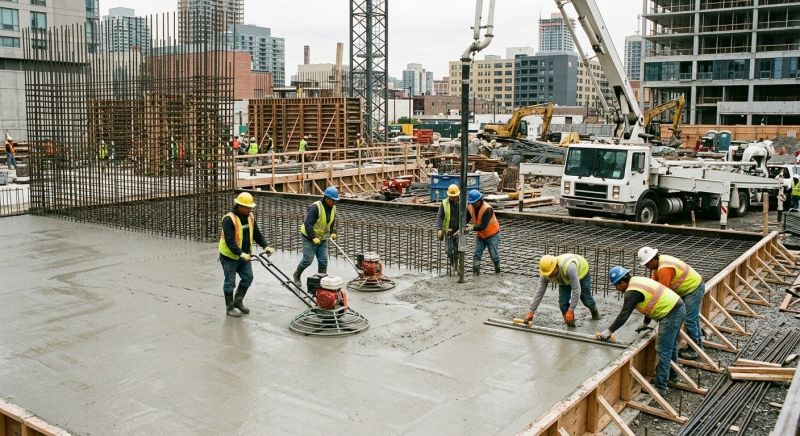 Commercial Slab Construction in Columbia, SC