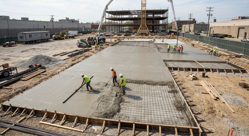 Commercial Slab Construction in Charleston, SC